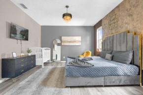 Beautiful 5BR 4 baths Themed home near Disney and Universal, Private Pool, Gameroom, baby Crib and more